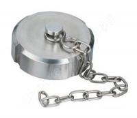 Гайка заглушка с цепочкой DN40 AISI 304