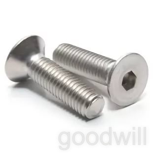 Болт с внутренним шестигранником с потайной головкой DIN 7991 AISI 304/316 в Краснодаре