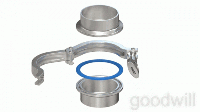 CLAMP соединение в сборе SMS 1 1/2" AISI 304 в Краснодаре