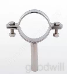 Трубный хомут на ножке AISI 304/316 в Краснодаре